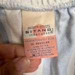 Vintage Gitano Striped High Waist Denim Pants Elastic Waistband Casual Jeans 16 Blue Photo 10