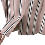Free People  Uptown Girl Oversized Blazer in Pink Stripes 100% Cotton, Small‎ Photo 11