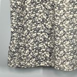 White House | Black Market Floral V-Neck Cami Top Black & White Size Medium Photo 2