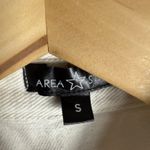 Area Stars White Denim Sleeveless Belted Button Front Shirt Dress Size Small Photo 11