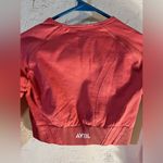 AYBL  crop performance top NWOT beautiful brand -long sleeve crop-terracotta Photo 6