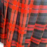 Vintage 80s Toni Garment C.C. Magic Red Black Plaid Pleated Skirt Size 8 USA Photo 4