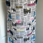 Y2K NEWSPAPER‎ WEARER MAXI SKIRT White Size 3X Photo 0