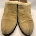 Harold's Eva Leather Suede 3 inch Mule Tan Size 8 Photo 2