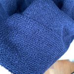 Free People  Navy Blue Desert Rose Tunic Sweater W-489 Size M Photo 4