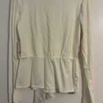 Bailey 44 Cream Asymmetrical Wrap Blouse Photo 2