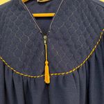 Like New Vintage Appel Zip Fleece House Coat Robe Quilted Neckline Blue Size undefined Photo 1