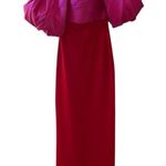 Solace London 🆕 Sian Colorblock Maxi Dress Red Sz 0 US Photo 0