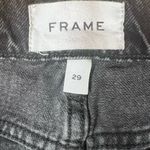 frame denim Frame Le Garçon‎ crop Womens Distressed Black Jeans Photo 6
