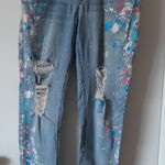Seven7 Painted  girlfriend jeans Photo 0