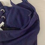 Tommy Bahama New. navy lace front swimsuit. Photo 10