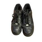 Nike Air Force 1 '07 Triple Black Sneakers Shoes Womens Size 10 Leather Photo 5