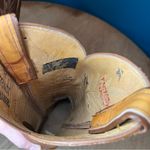 Tony Lama Vintage  Black Label Marble Leather Tan Western Cowboy Boots Women’s 6 Photo 11