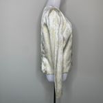 Vintage Cream Gold Metallic Brocade Blazer Sz Small Photo 3