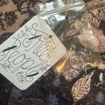 Free People NWT Mad Love Bohemian Black and Quilted Wrap Skirt $128 MSRP Photo 9