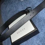 Gucci 2015 Re-Edition Wide Leather Belt Photo 5