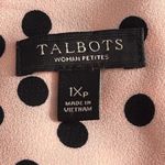 Talbots ‎ Womans Blouse Size 1XP Polka Dot Professional Office Career Work Career Photo 2