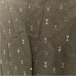 Sessùn+ Black Patterned Short Sleeve Casual DRAWSTRING waist Dress Basic Size M Photo 4