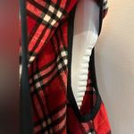Mud Pie  Red /Black shrug vest Size One Size OS perfect for Fall and Christmas Photo 3