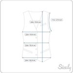 Koret vintage VTG wool sweater vest embroidered ball monkey fist closures coat M Red Size M Photo 8