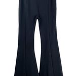 ZARA Flowy Flare Pants Sz Small Velvet Ring Side Pull On Y2K Trendy Photo 2