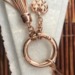 Vera Bradley Love Hope Bag Charm Rose Gold Photo 2