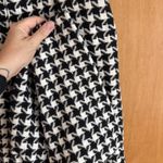 LILI SIDONIO Molly Bracken Houndstooth Plaid WIDE LEG Trouser Pant Pleated M Black Size M Photo 4