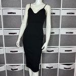 Lulus Exclusive Don't Tell 'Em Black Bodycon Midi Dress Size Small Photo 14