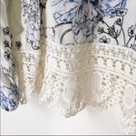 Anthropologie Maeve Floral Lace Embroidered Top Photo 3