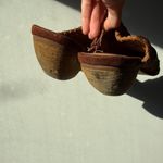 Jeffrey Campbell Vintage Y2K  Brown suede mule clogs with wooden heel 🔥 Photo 6