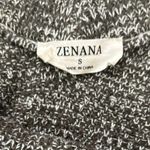 Zenana Size Small, greenish-Grey V-neck sweater with 3/4 balloon sleeves Photo 3