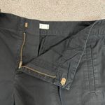Loft Ann Taylor  Cotton Twill Chino Shorts Black 4 Drawstring Photo 7