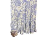 Fresh Produce Lavender White Floral Swirl Pattern 100% Cotton Tank Dress Sz S Photo 4