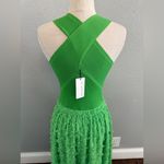 Current Air NWT  Halter Midi Dress in Apple Green Size Small Photo 5