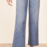 Reformation Stretch Flood Jean Size 26 in Catalina Wash High Rise Photo 0