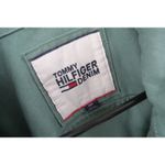Tommy Hilfiger Denim Green Trucker Jacket with Logo Tape M Size M Photo 1