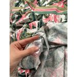 Loft NWT Paradise Tiered Maxi Dress Linen Tropical Leaf Floral Print Long 16 Photo 7