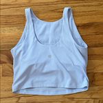 Lululemon Athletica Lilac Cropped Tank Sports Top with Built in Bra Sz 6 Photo 3
