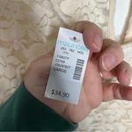 Maurice's NWT‎  Solid cozy lace balloon sleeve top cream size large Photo 5