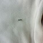 Qinsen Fleece Cropped Jacket Pullover Women's Size Small Cream Y2K Drawstring Tan Photo 10