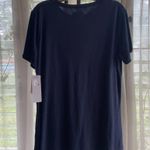 NFL NWT Houston Texans Short Sleeve T-Shirt Team Apparel Navy Blue Womens Size M Photo 1