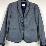 Gap The Academy Blazer Grey Polka Dot Lined 4 Dark Academia School Girl Preppy Photo 0