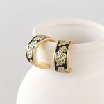 Madewell Scatter Enamel Huggie Hoop Earrings Photo 0