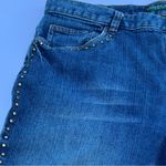 Ralph Lauren Vintage Studded Blue boot cut Jeans 12 Photo 3