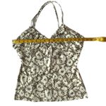 Roberto Cavalli NWT  Cream Animal Print Cross Strap Tank - Size 46 (US 12/Large) Photo 2