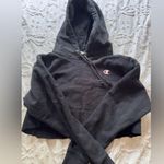 Champion S BLACK CROPPED HOODIE Photo 1