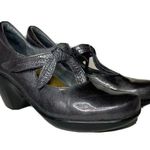 NAOT Pleasure Mary Jane L5 36 Leather Feminine Shoes Padded Heel Metallic Gray Size 5 Photo 0