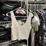 Madewell  Cream Knit Tank Top Photo 1