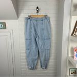 Hot Topic Light Wash Baggy Cargo Jeans Size 13 Photo 9