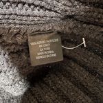 Skull Cashmere Cable Knit Shawl Collar Cardigan Sweater Women's Charcoal Gray S Photo 3